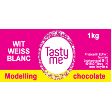 Modelleer chocolade wit 1kg THT 10-2022
